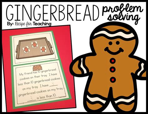 Gingerbread Problem Solving Recipe For Teaching