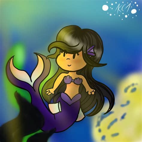 Aphmau Mermaid Fan Art By Katiecookie1 On Deviantart