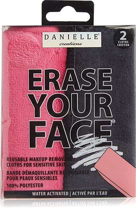 Danielle Erase Your Face Reusable Makeup Removing Cloths 2 Pack 2