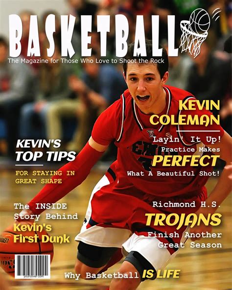 Basketball Magazine Cover Yourcover