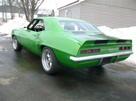 1969 Chevrolet Camaro Resto Mod Synergy Green Hot Rat Street Rod Muscle