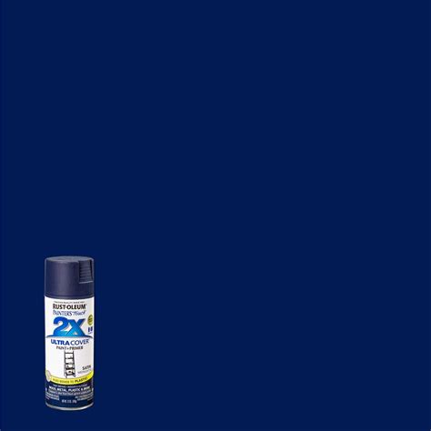 Rust Oleum Painters Touch 2x Ultra Cover Satin Midnight Blue Paint