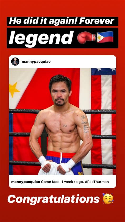 Giddel Lynn On Twitter Congratulations To Mannypacquiao 🥊🇵🇭 You Make All The Filipinos Proud