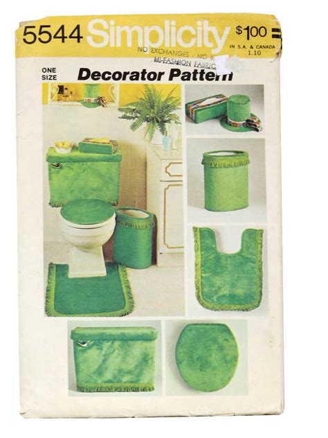 70s Vintage Simplicity Pattern No5544 Home Decor 70s