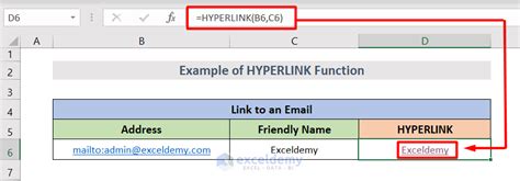 How To Use Excel Hyperlink Function Exceldemy