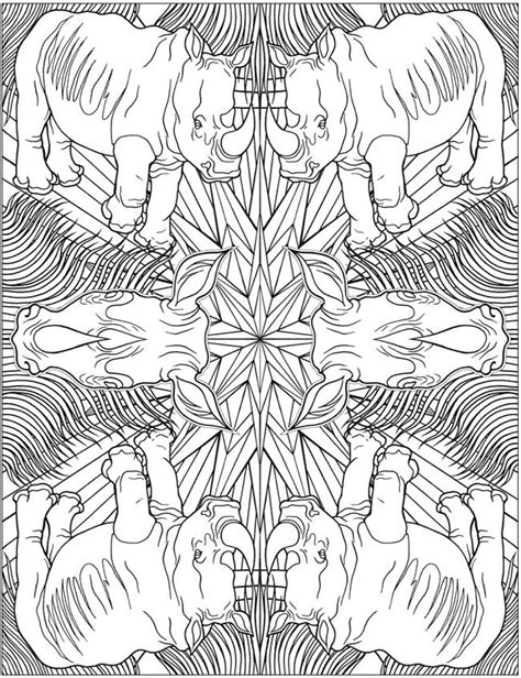 15 Kaleidoscope Animal Coloring Pages Printable Coloring Pages
