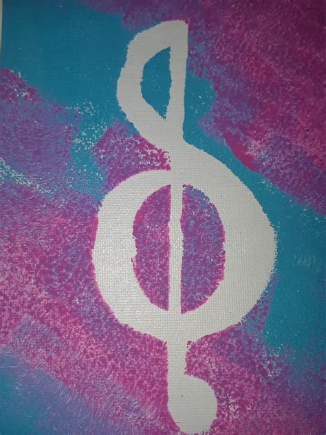 Music Note Painting Etsy