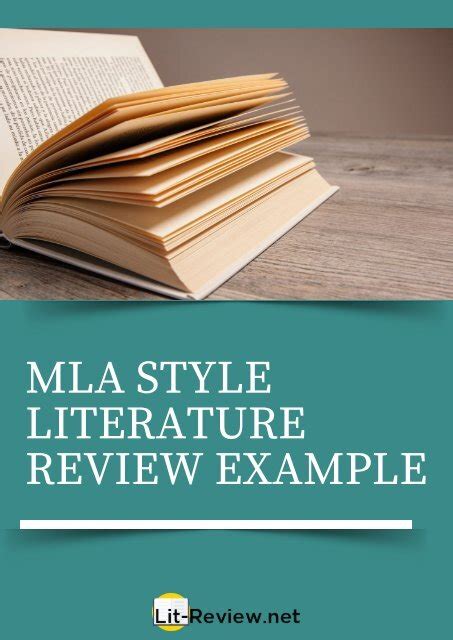excellent mla style literature review example