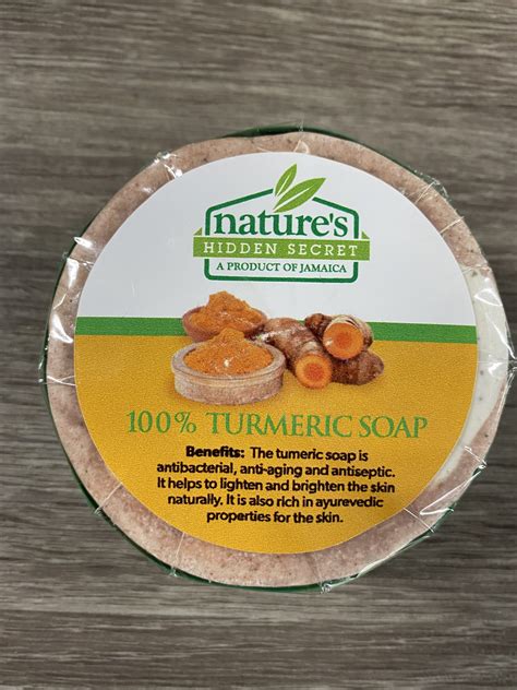 Nature S Hidden Secret Turmeric Soap Earth S Core Jamaica