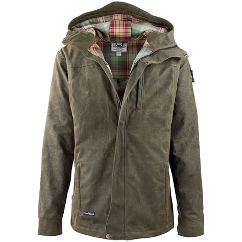 Wintergreen Northern Wear Jacket S Dark Khaki Lined Waxed Cotton