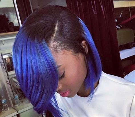 Pin By Phatqirld0pe On B⃣l⃣u⃣e⃣ H⃣a⃣i⃣r⃣ Hair Dope Hairstyles