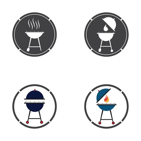 Barbecue Icon Vector Illustration 7569570 Vector Art At Vecteezy