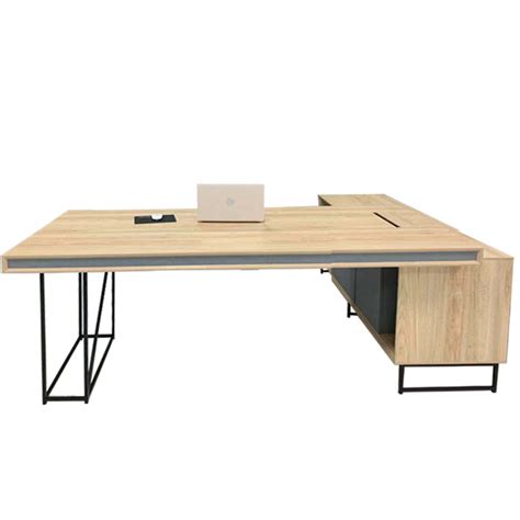 Manager Wooden Modern Office Furniture L Shape Factory Executive Desk