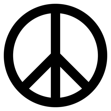 Peace Symbol Png Transparent Image Download Size 1200x1200px