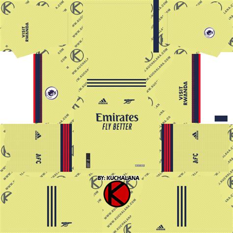 Arsenal 2021 22 Adidas Kit Dls2019 Kuchalana