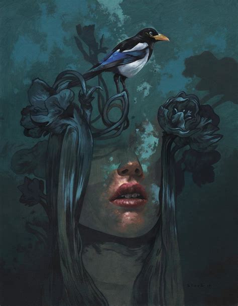 Dark Girls Somber And Surreal Paintings By Steven Russell Black