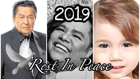 Famous Filipino Celebrities Who Died In 2019 Youtube