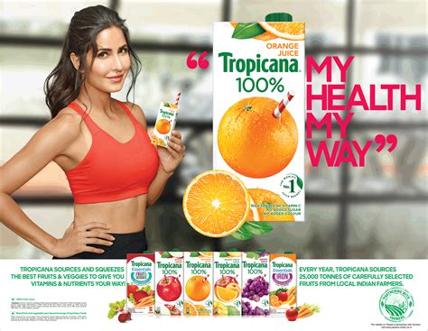 Orange Juice Tropicana 100 My Health My Way Ad Advert Gallery