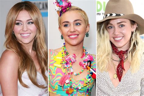 Miley Cyruss Beauty Evolution Teen Vogue