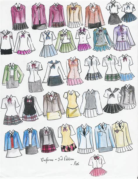 Gorgeous Anime School Uniform Drawing Info Update Otaku