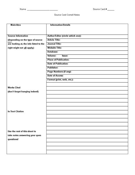 Download 3 column notes template new note taking perfect for students college sample. Printable Cornell Note Taking Word Templates At within ...