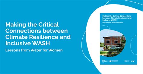 Making The Critical Connections Between Climate Resilience And Inclusive Wash Water For Women Fund
