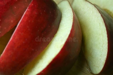 Red Delicious Apple Slices Stock Image Image Of Cutting 53011819