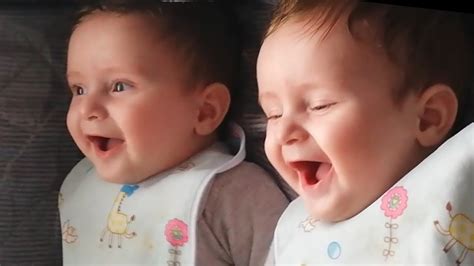 Cute Twin Babies Laughing And Enjoing Life Youtube