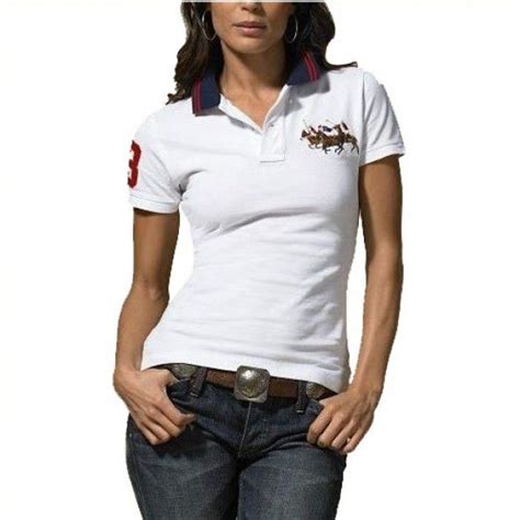 Standard price $98.50sale price select colors $79.99. Ralph Lauren Big Polo White Breathable Women Short Sleeved ...