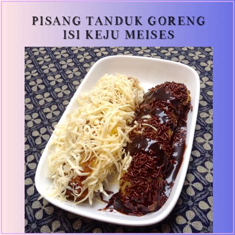 1 sisir pisang kepok 80 gram tepung beras 50 gram tepung maizena 50 gram tepung. resep-pisang-tanduk-goreng