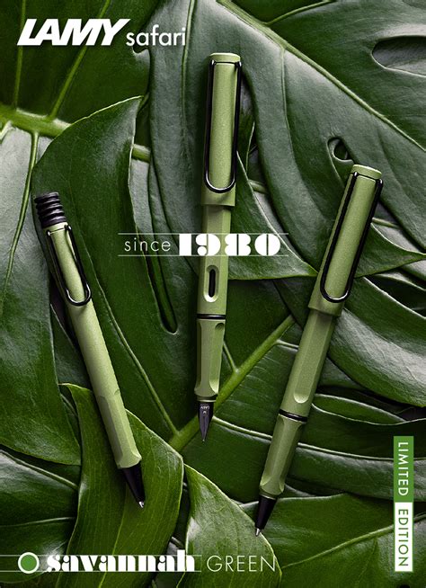 Lamy Safari Original Savannah Green Rollerball Pens De Luxe Online Shop
