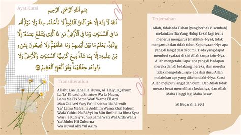 Ayat Kursi Dengan Panduan Sebutan Huruf Rumi Adjemz Com