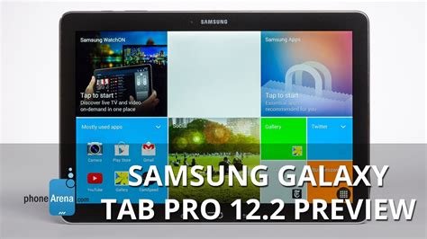 The samsung galaxy tab pro 8.4 is just about the ideal size for me—thin, light, and narrow enough to hold with one hand, but still big enough to justify a. Samsung Galaxy Tab Pro 12.2 Preview - YouTube