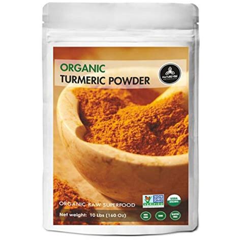 Organic Turmeric Root Powder By Naturevibe Botanicals 160