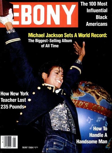 Michael Jackson Ebony Magazine Cover May 1984 Michael Jackson Official Site