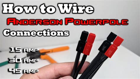 Anderson Powerpole Connectors Easy Guide To Wiring 15 30 45 Amp