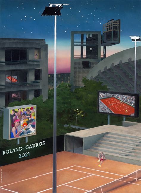 The 2021 Roland-Garros official poster. | Tennis-Addict