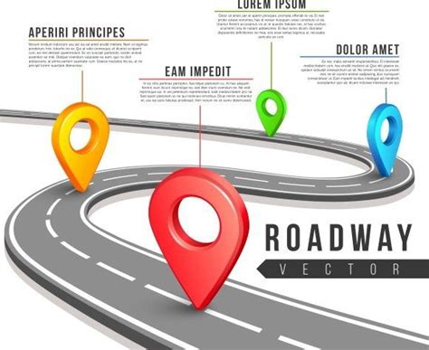 Street Road Map For Business Inf Travel Infographics 400 Roadmap