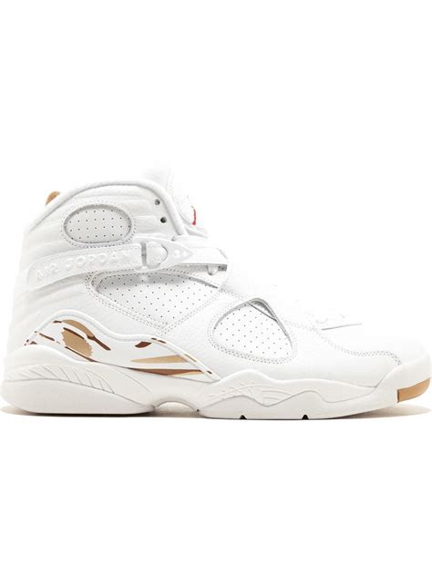 Jordan Air Jordan 8 Retro Ovo White Farfetch Air Jordans Sneakers