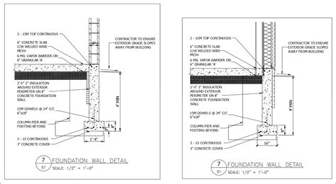 22 Foundation Detail Drawings Important Concept