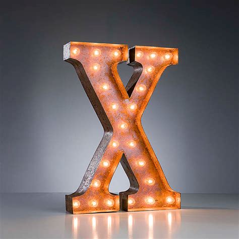 Letter X - Vintage Marquee Lights - Touch of Modern
