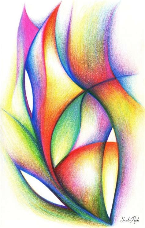 Pin By As13011967 On Tesina Color Pencil Art Abstract Pencil