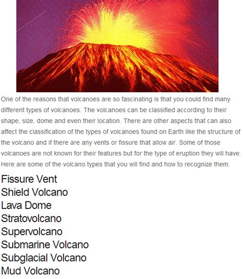 Types Of Volcanoes The Truth About It Topof1