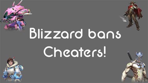 Blizzard Bans Overwatch Cheaters Youtube