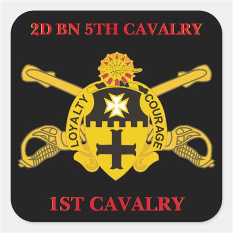 2nd Battalion 5th Cavalry 1st Cavalry Stickers