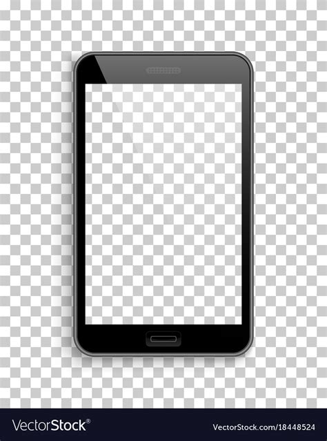 tablet mockup template transparent background vector image