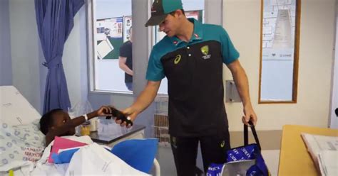 Watch Mitch Marsh Reflects On Giving Back With Visit To Smile