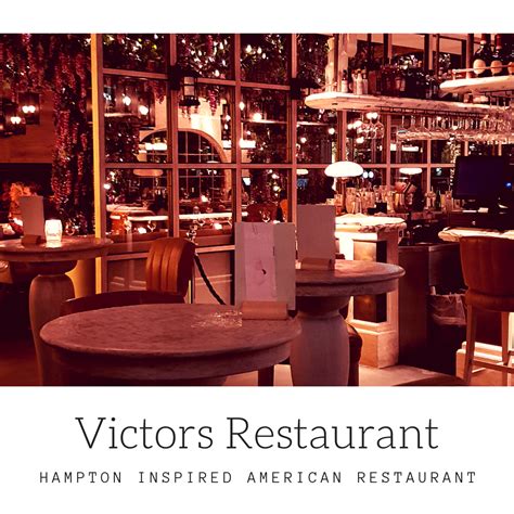 Dinner At Victors Restaurant Oxford
