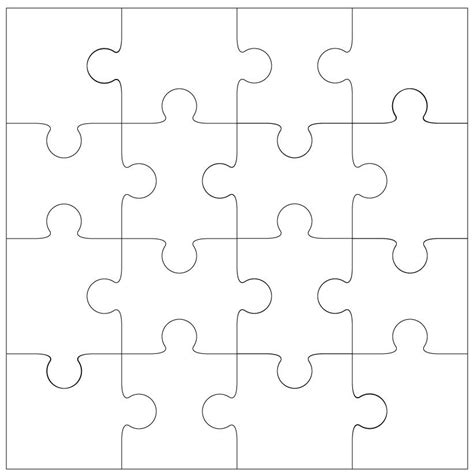 In this collection of free puzzle pieces template, people make a print out these templates then used these printed images on wood, thick cardboard and more. Large Blank Puzzle Pieces Template With 3 Piece Jigsaw ...