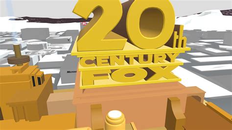 20th Century Fox Logo Remake Download Free 3d Model By